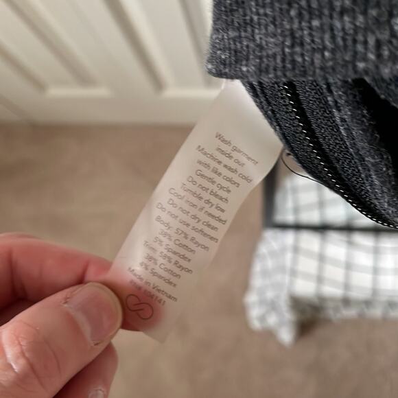 CALIA by CARRIE UNDERWOOD Gray Marled Athletic Sweatshirt Size Small - Picture 5 of 5